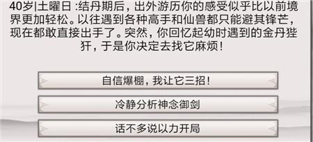 混搭修仙金丹狴犴事件怎么选择 金丹狴犴事件选项攻略