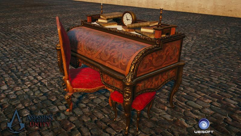游戏中常见的机关书桌，在历史上有多精巧？