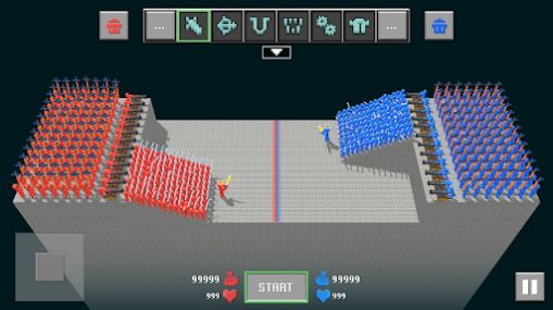 Blocky Ragdoll Battle游戏截图