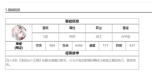 第七史诗莱娅介绍图1