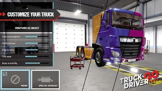 Truck Driver GO mod  unlimited everything no ads游戏截图